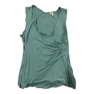 Armani Collezioni Teal Sleeveless Blouse
